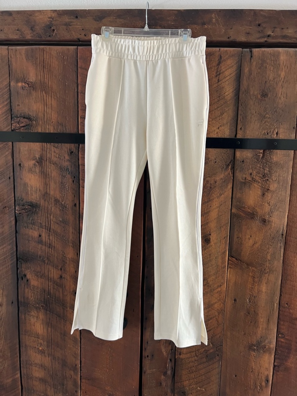 Fila Cream Pull-On Flare Pants